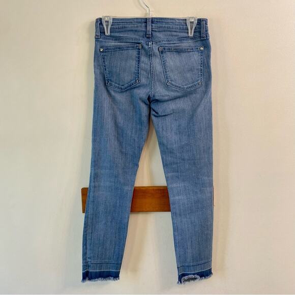 Pilcro and The Letterpress Women’s Size 26 Mid Rise Denim Raw Hem Jeans - Picture 5 of 16